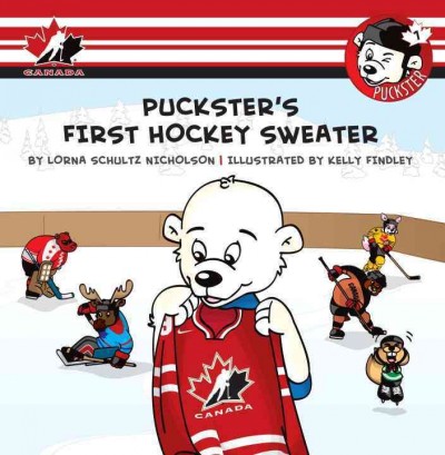 Puckster's first hockey sweater.