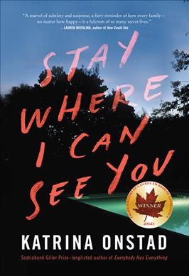 Stay where I can see you : a novel / Katrina Onstad.