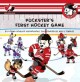 Puckster's first hockey game. Cover Image