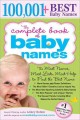 The complete book of baby names Cover Image